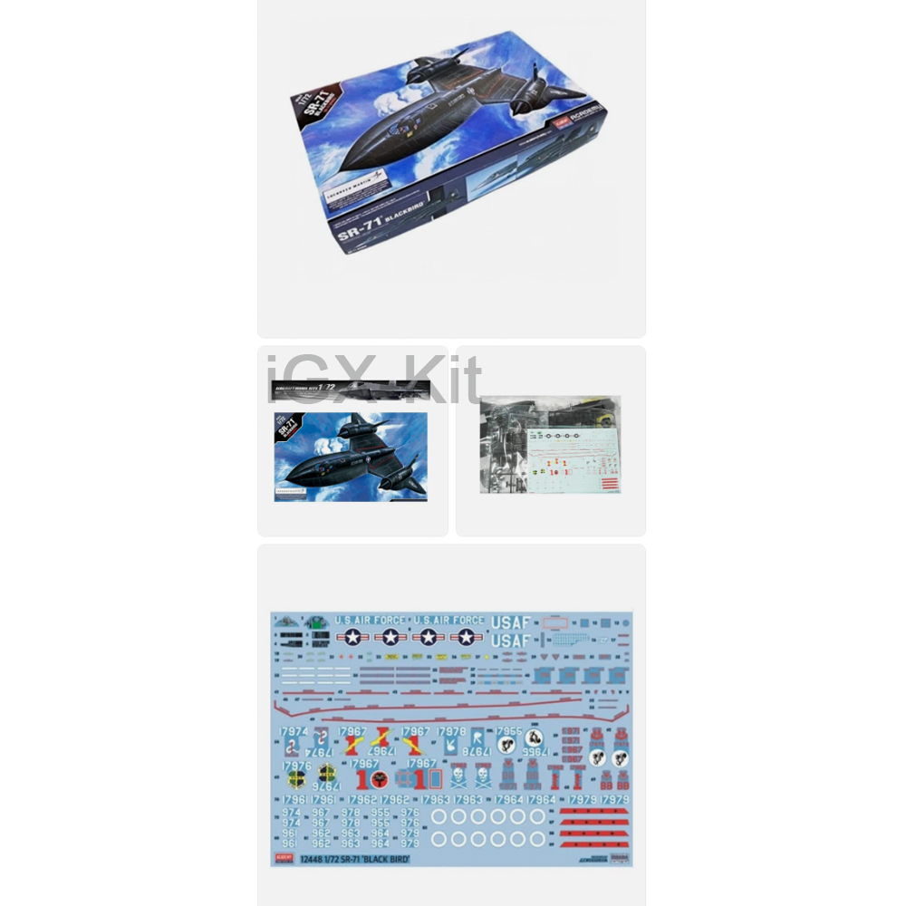 Model Kit Academy - Academy 12448 1/72 Skala US SR-71