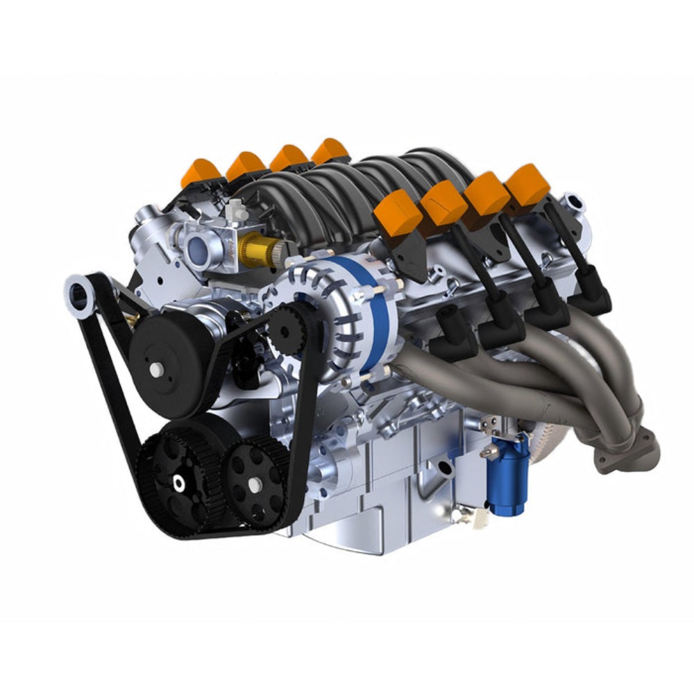 Model Kit Engine V8 - Silnik CISON V8 LS-52 52CC 1/5