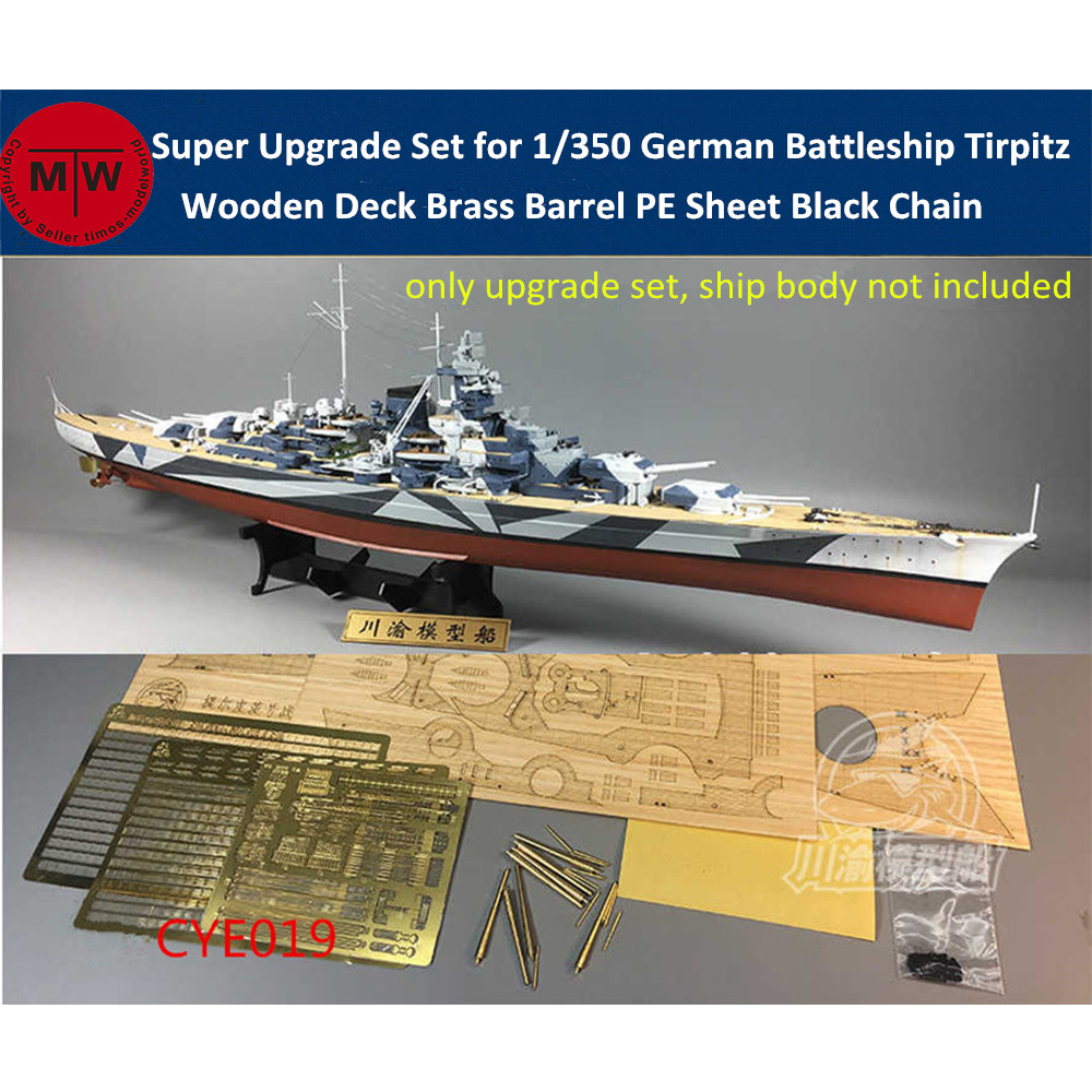 Model Kit Battleship - Zestaw Super Upgrade dla niemieckiego pancernika