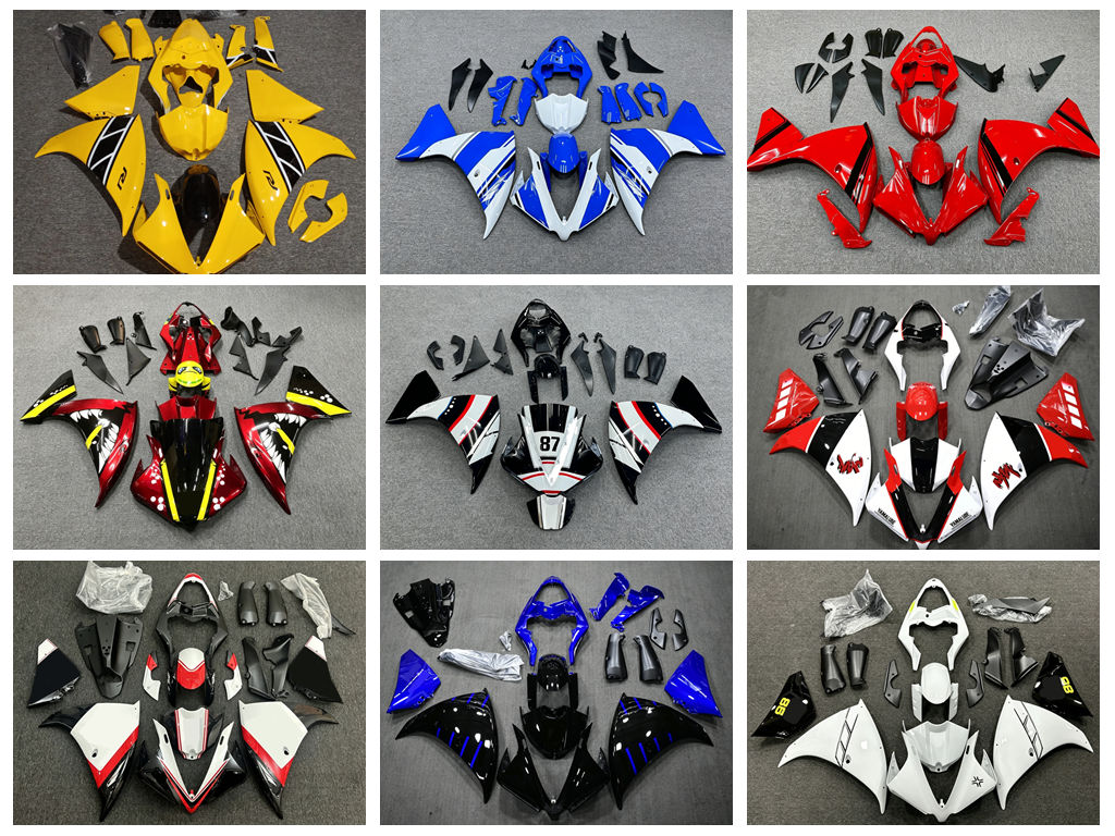 Model Kit Yamaha R1 - 4-częściowy zestaw deflektorów powietrza ABS -