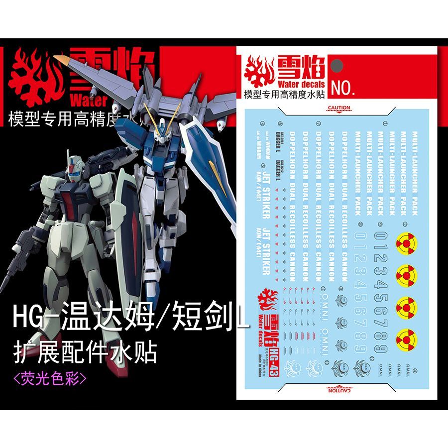Model Kit Hg - Precyzyjne fluorescencyjne naklejki wodne do modeli