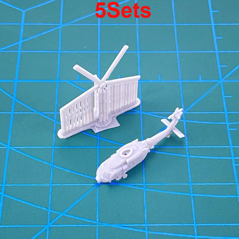Model Kit Helicopter - 5 zestawów Model Z-20 Helikopter 1/2000