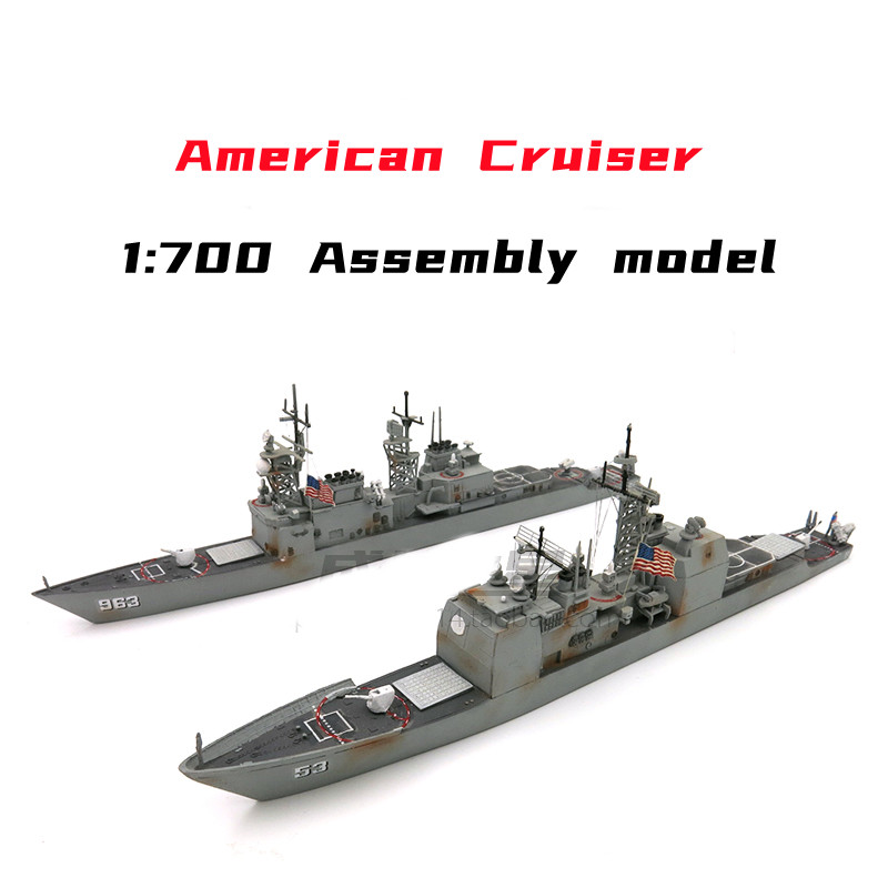 Model Kit Battleship - 1/700 amerykańskie zestawy modeli krążowników rakietowych