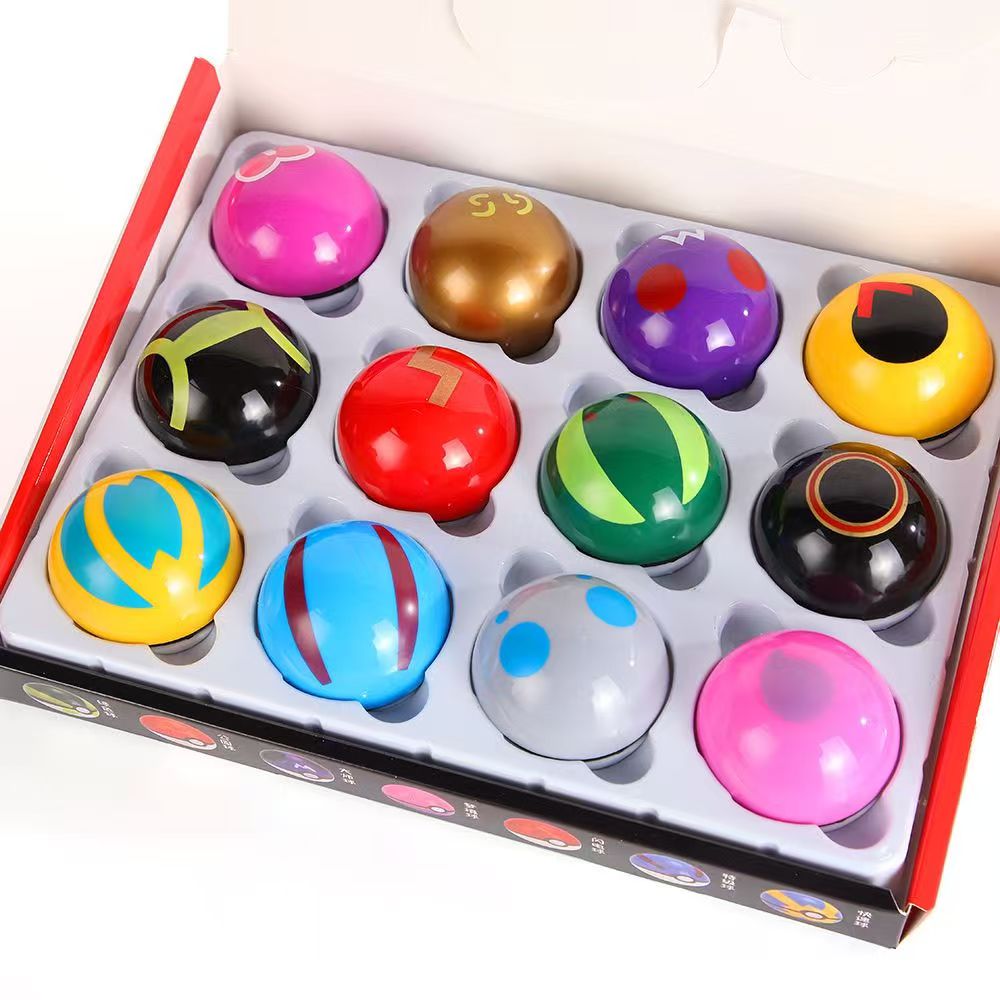 Model Kit Bandai - Figurki Pokemon 12 szt./zestaw Piłka Poké