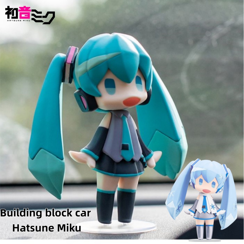 Model Kit Bandai - Figurka anime Miku i zestaw klocków