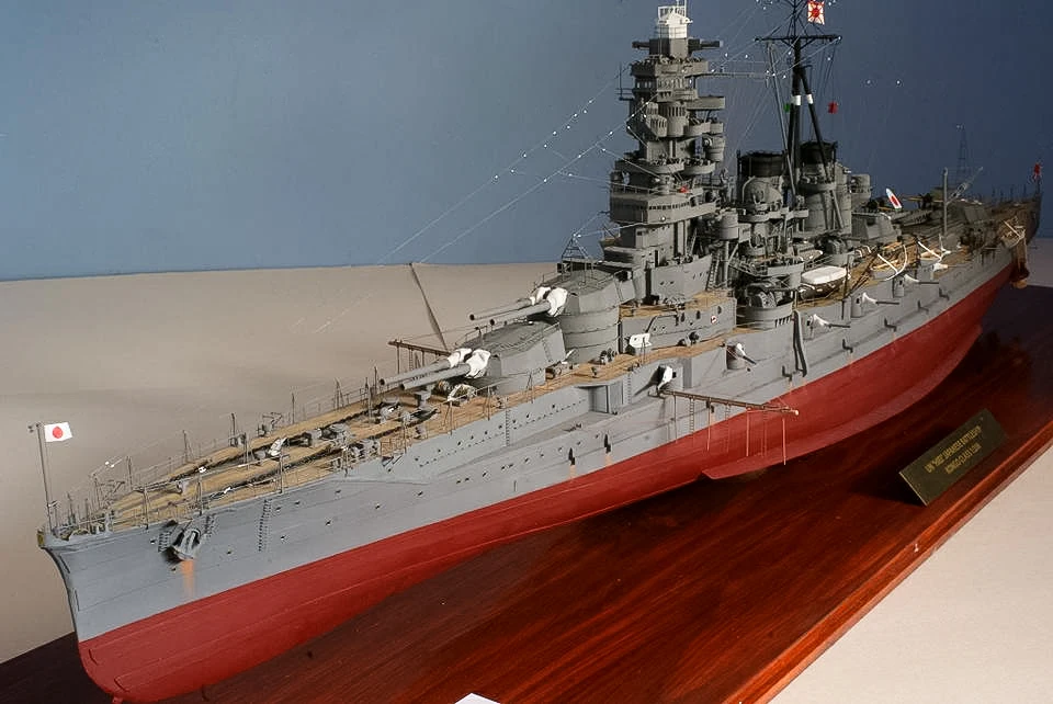 Model Kit Battleship - 1:200 Skala WW2 Battleship Hiei DIY