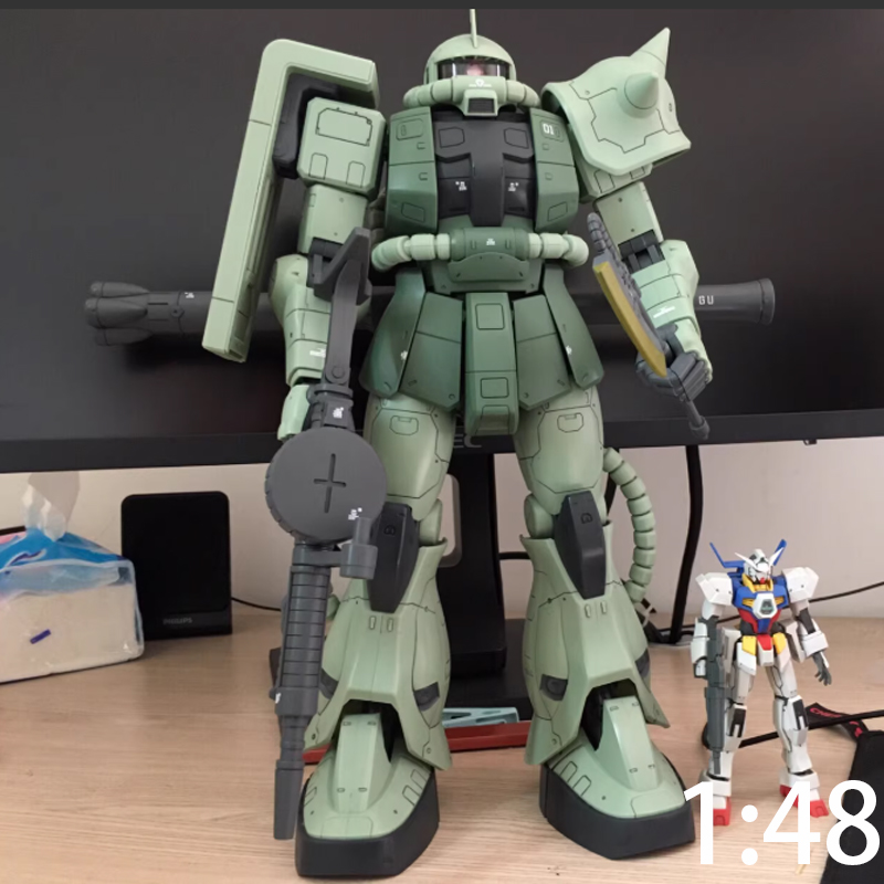 Model Kit Zaku - Gorący zestaw do składania modelu MEGA