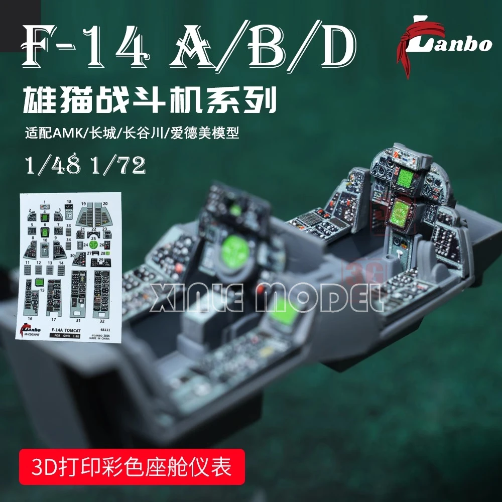 Model Kit Academy - Lanbo 3D kolorowy instrument kokpitu myśliwiec