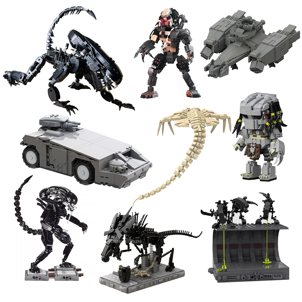 Model Kit Ultron - MOC Aliened Monster Building Block Action