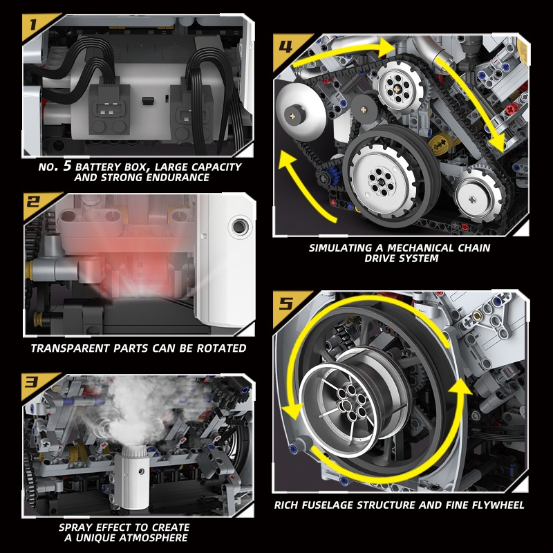 Zestaw klocków konstrukcyjnych – Model Kit Engine V8 recenzja i cena