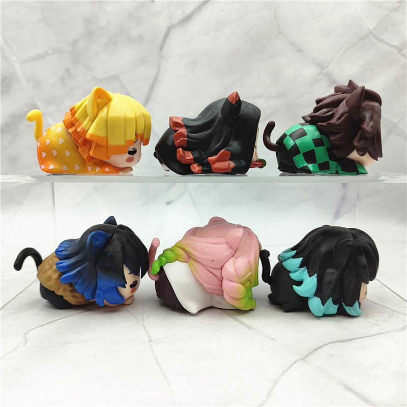 6 SZT./Zestaw Figurki Anime De – Model Kit Zenitsu recenzja i cena