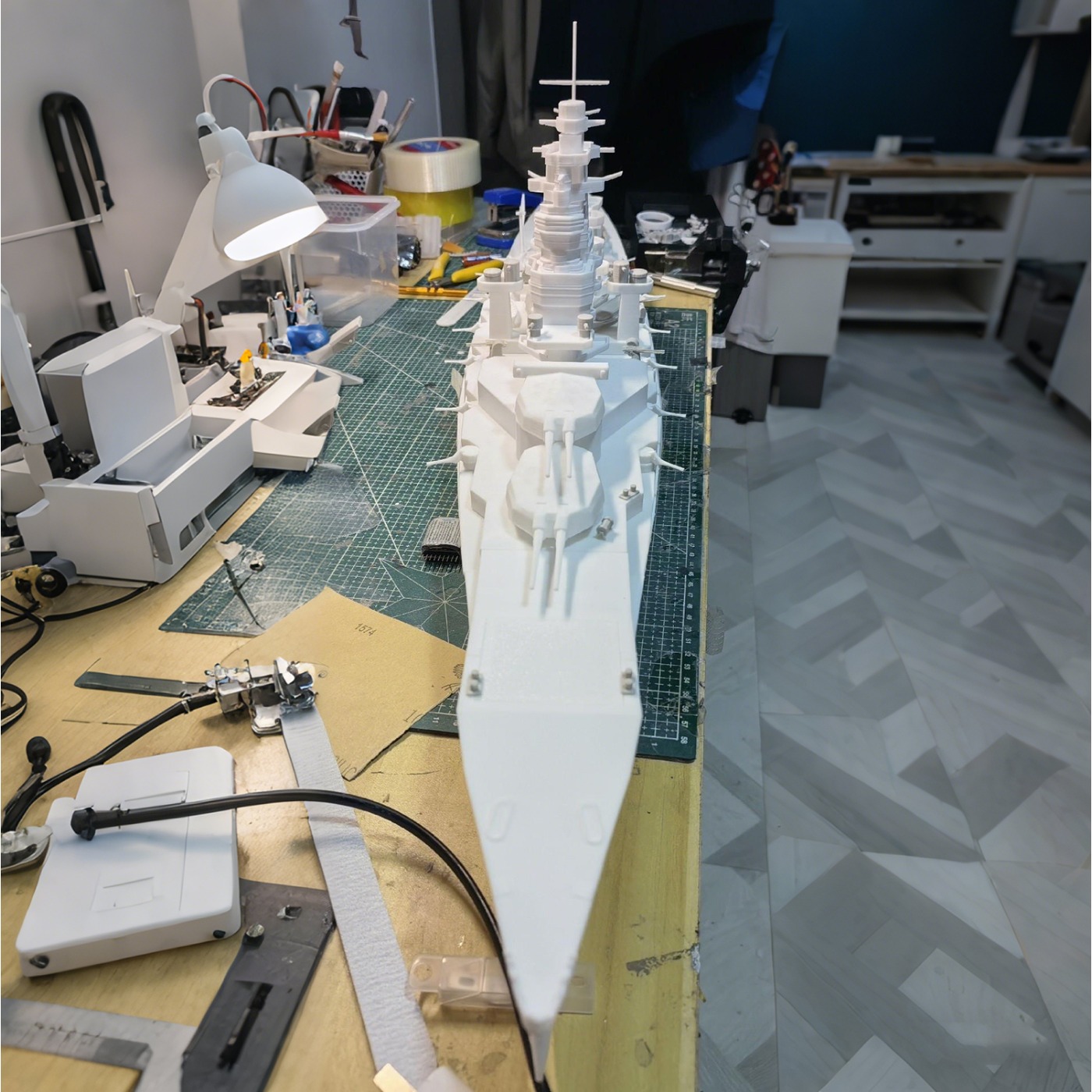 1/200 Statki RC 107cm Kongo Ok – Model Kit Battleship recenzja i cena
