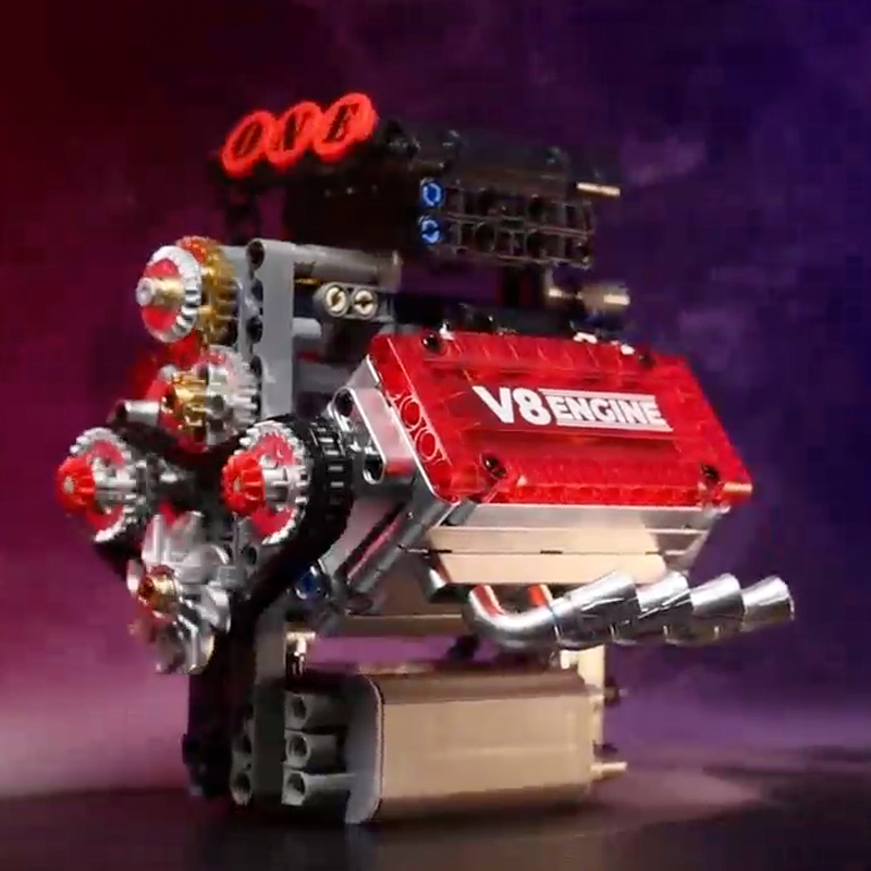 Model silnika V8 z napędem ele – Model Kit Engine V8 recenzja i cena