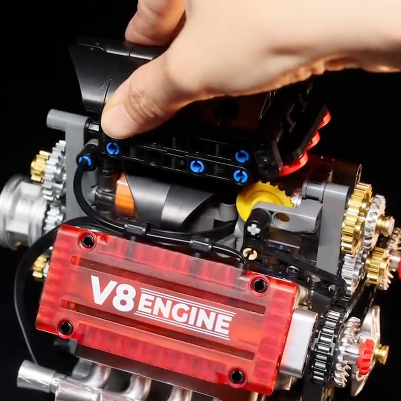 Model silnika V8 z napędem ele – Model Kit Engine V8 recenzja i cena