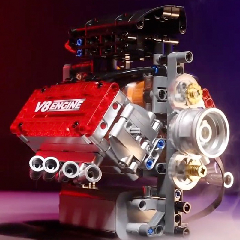 Model silnika V8 z napędem ele – Model Kit Engine V8 recenzja i cena