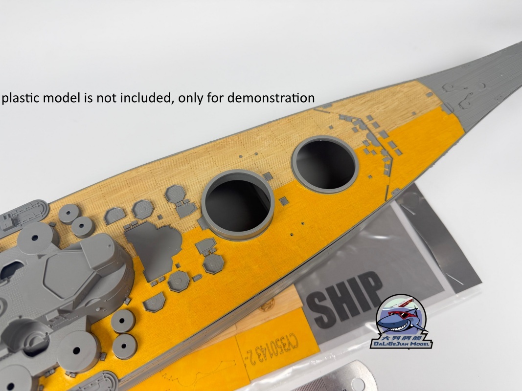 Drewniana naklejka maskująca n – Model Kit Battleship recenzja i cena