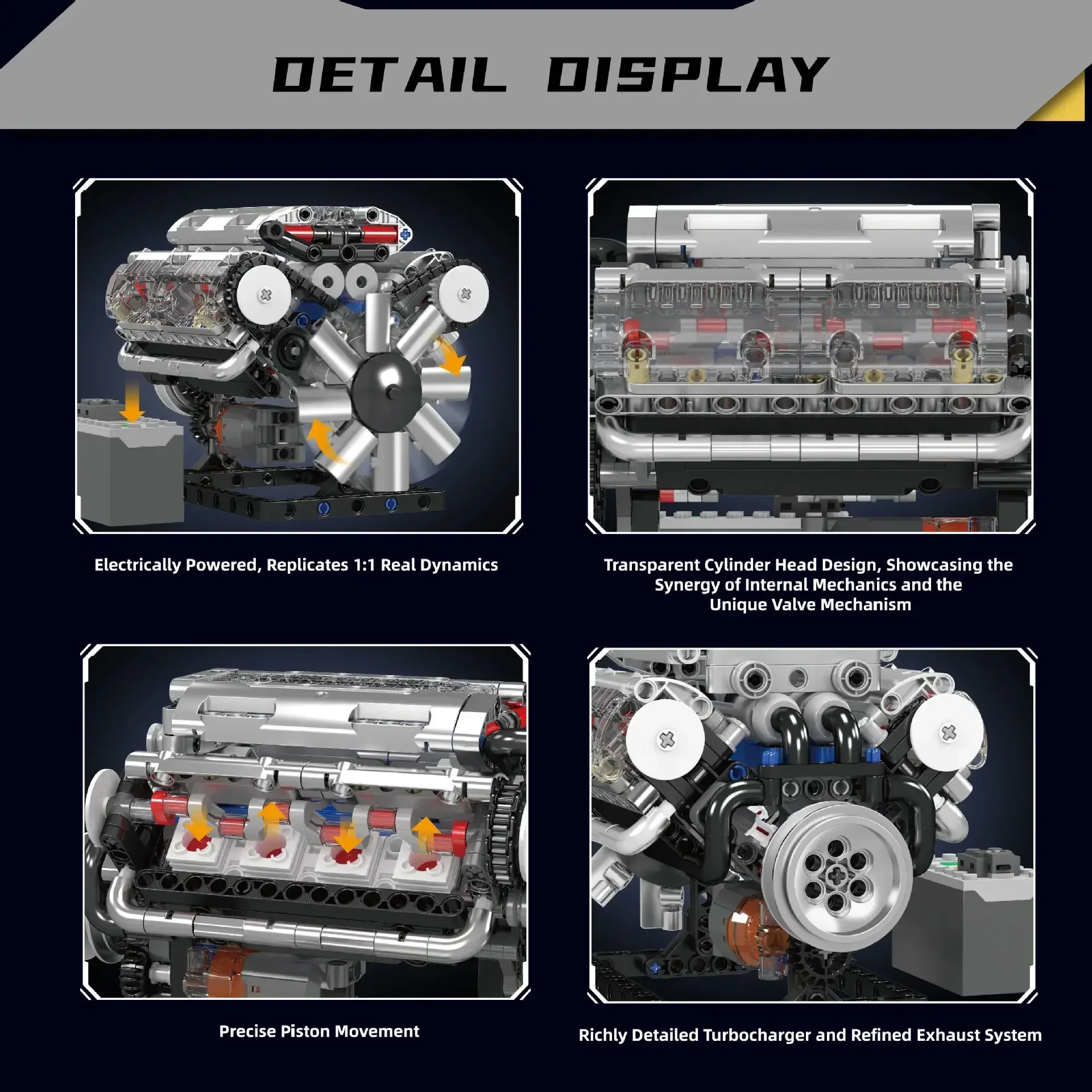 Zestawy klocków konstrukcyjnyc – Model Kit Engine V8 recenzja i cena