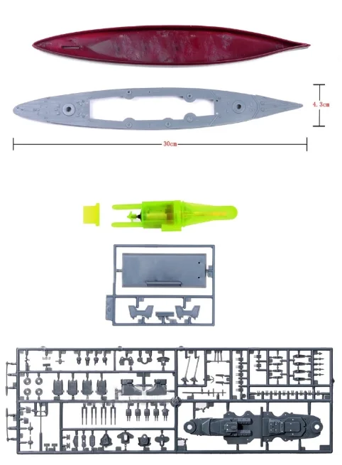 30CM Trębacz Zestaw do montażu – Model Kit Battleship recenzja i cena