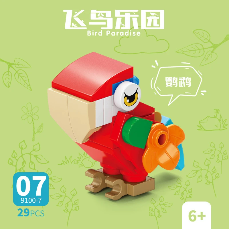 Klocki Zwierzęta Ptak Raj Kruk – Model Kit Bandai recenzja i cena