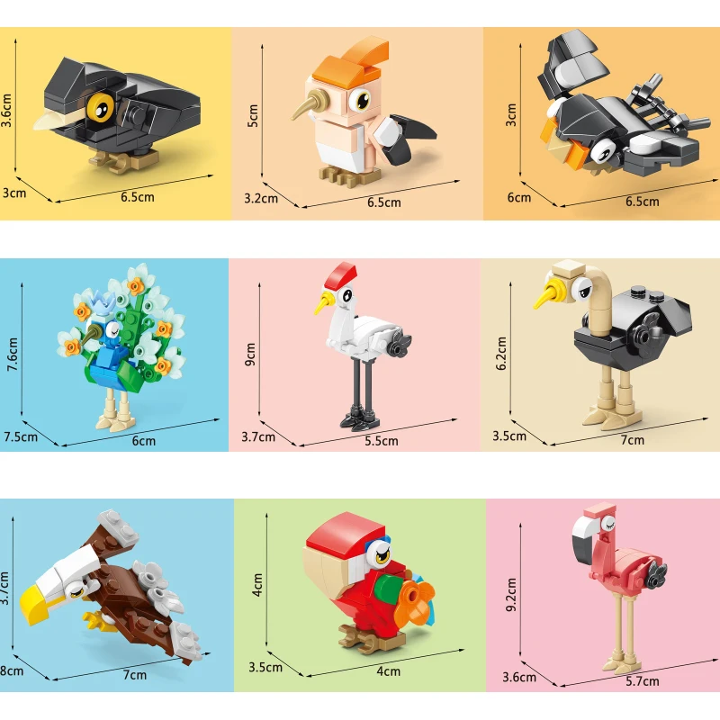 Klocki Zwierzęta Ptak Raj Kruk – Model Kit Bandai recenzja i cena