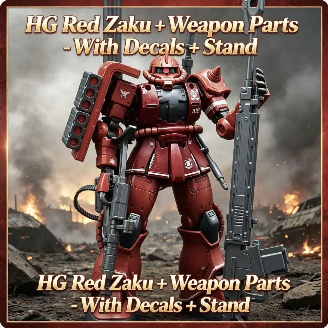 024HG Char's Custom Old Type R – Model Kit Zaku recenzja i cena