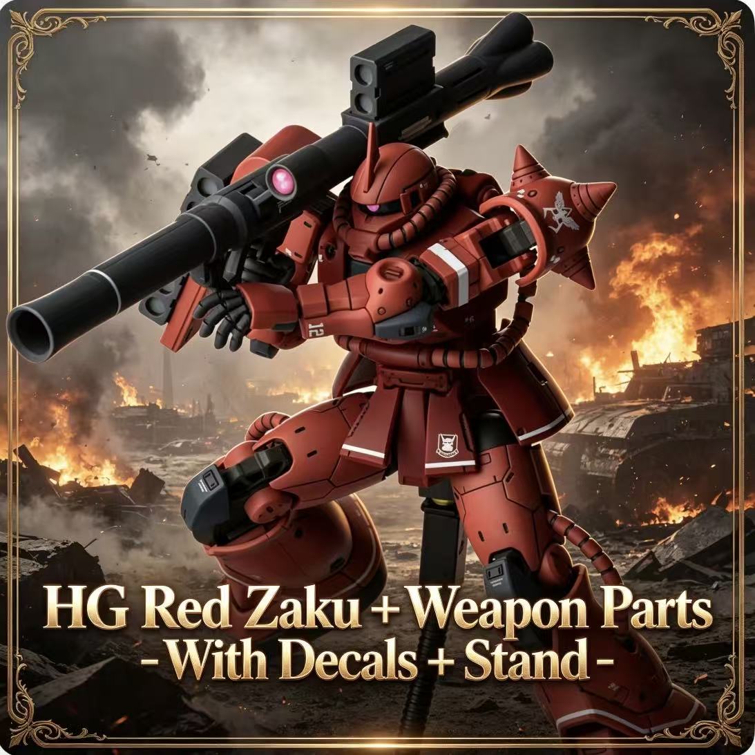 024HG Char's Custom Old Type R – Model Kit Zaku recenzja i cena