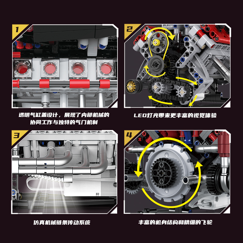K96207 F40LM Model 700 element – Model Kit Engine V8 recenzja i cena