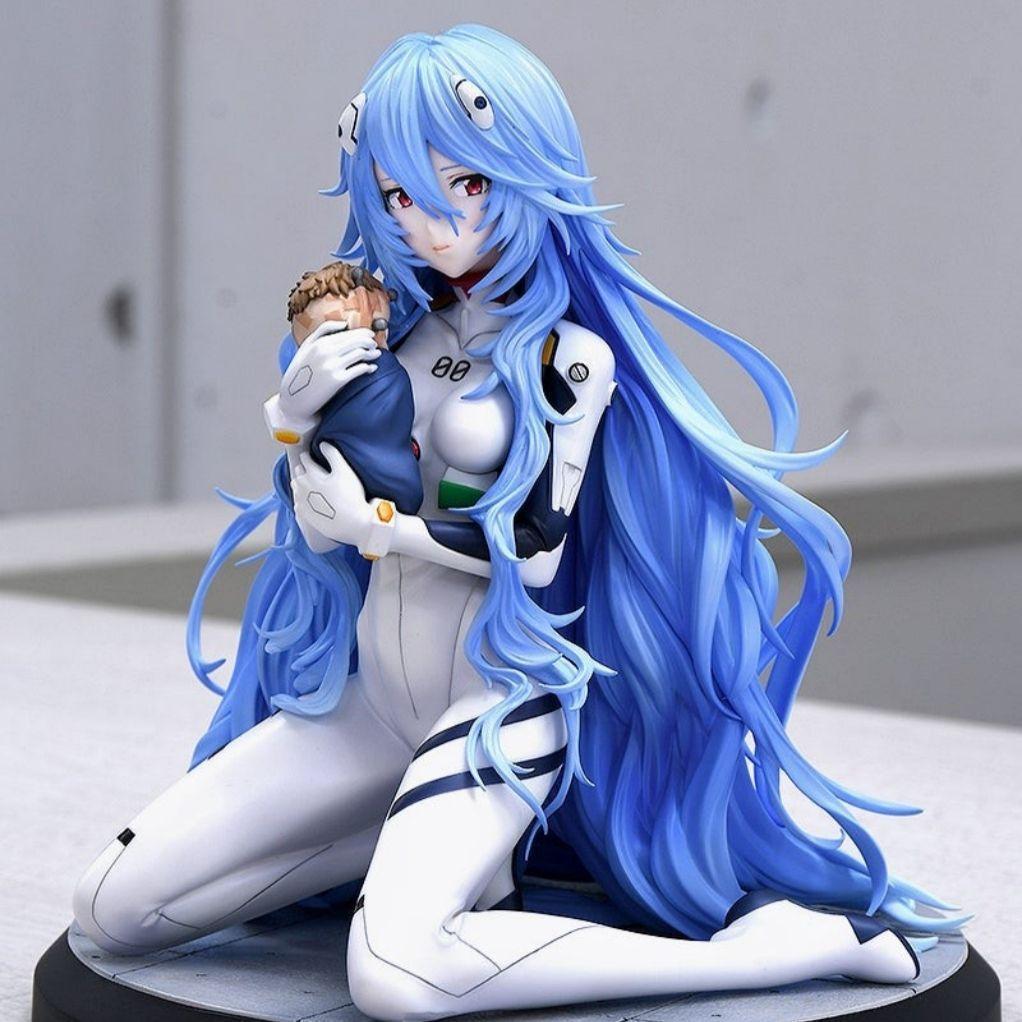 Figurka Rei Ayanami klęczącej  – Model Kit Bandai recenzja i cena