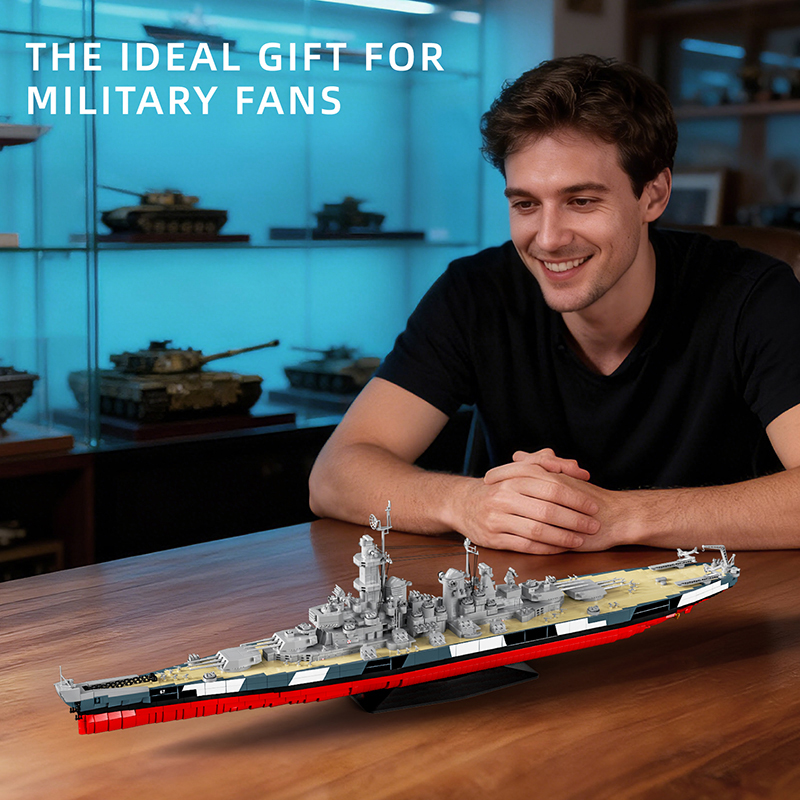 12GO 98009 Zestaw Klocków Kons – Model Kit Uss Iowa recenzja i cena