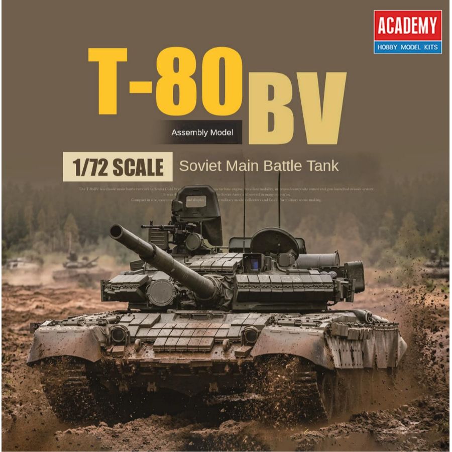 AC13434 Academy 1/72 T-80BV Ra – Model Kit Academy recenzja i cena